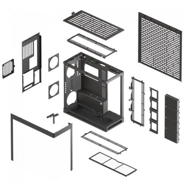 HAVN HS 420 Midi Tower Black HAVN HS 420 Midi Tower Black