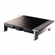 Fellowes Computer Monitor Stand with 5 Height Adjustments - Office Suites Monitor Riser with Storage Tray - Ergonomic Adjustable Monitor Stand for Computers - Max Weight 36KG/Max Size 28