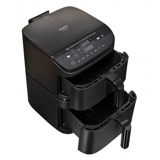 Cosori CAF-DC121 Double 10.8 L Stand-alone Hot air fryer Black