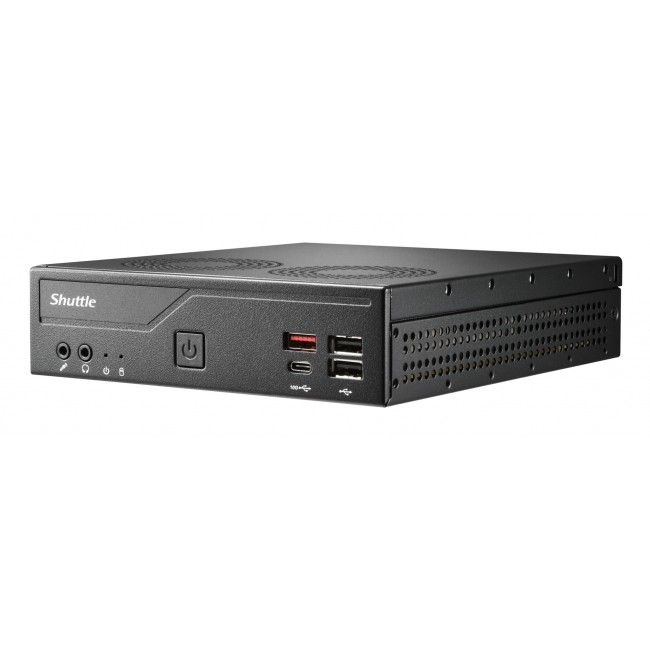 Shuttle Slim PC DH810 , S1851, 1x HDMI (2.1), 1x DP, 1x USB-C (DP), 1x 2.5 Shuttle Slim PC DH810 , S1851, 1x HDMI (2.1), 1x DP, 1x USB-C (DP), 1x 2.5
