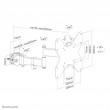 Neomounts FL40-450BL12 TV pole mount 23-42