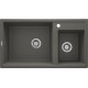 2-bowl granite sink