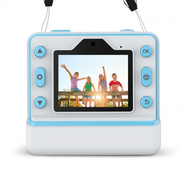 FLASH BLUE INSTANT CAMERA WITH THERMAL PRINTER FOR CHILDREN FLASH BLUE INSTANT CAMERA WITH THERMAL PRINTER FOR CHILDREN