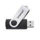 Intenso USB flash drive Office Line, 256 GB, USB-A, 3.2 Gen 1x1, black-silver