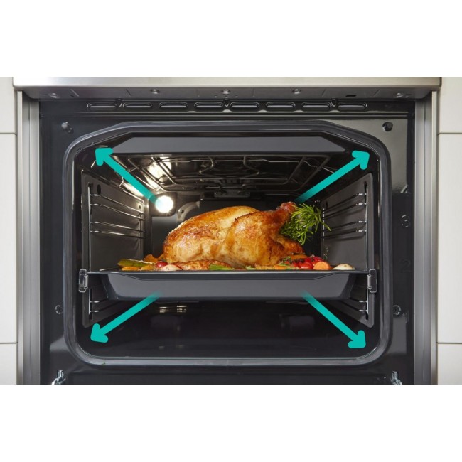 Gorenje GECS5B70CLI Freestanding cooker Electric Ceramic hob Beige