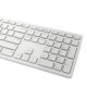DELL Pro Keyboard and Mouse - KM5221W - German (QWERTZ) - White