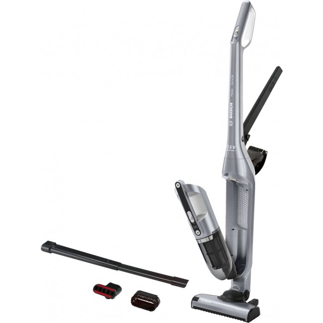 Bosch BCH3P210 stick vacuum/electric broom 2-in-1 stick vacuum AC/Battery Dry Bagless 0.4 L Black, Grey