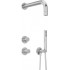 Shower set for concealed installation