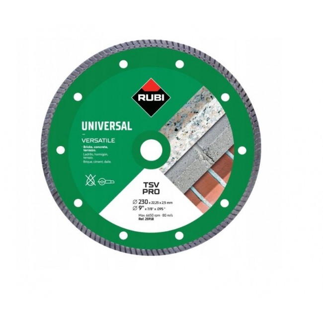RUBI TARCZA DIAMENTOWA TSV 230 PRO