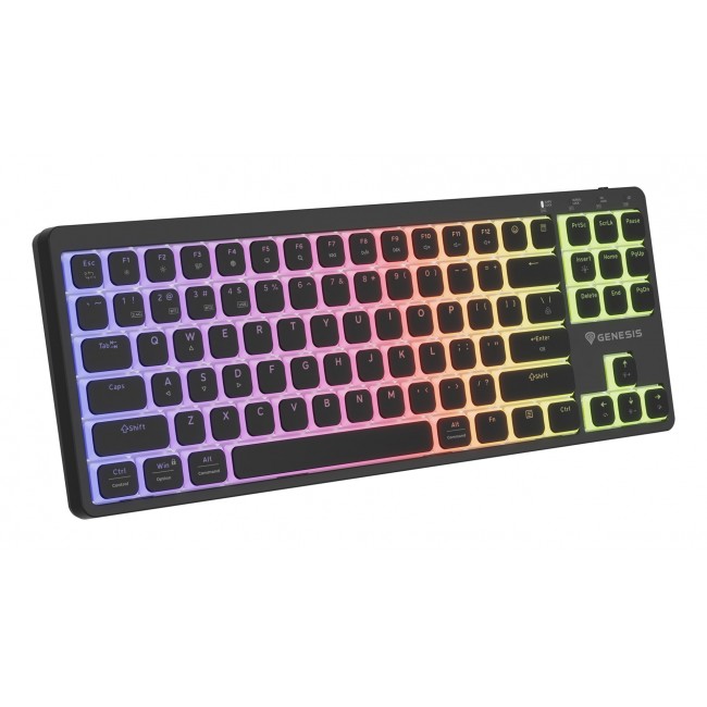 GENESIS Thor 430 TKL Wireless keyboard Gaming USB + RF Wireless + Bluetooth QWERTY US English Black