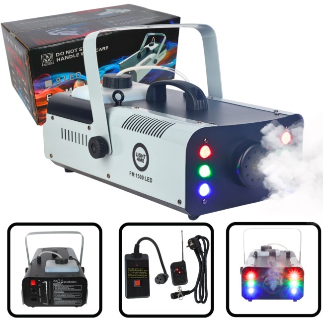 LIGHT4ME FM 1500 LED generator wytwornica dymu mg LIGHT4ME FM 1500 LED generator wytwornica dymu mg