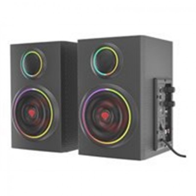 GENESIS Helium 300 BT speaker set 24 W PC/Laptop Black 2.0 channels 2-way Bluetooth