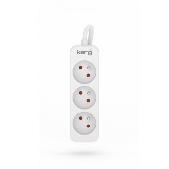 KERG power strip 3 sockets 3m 10A