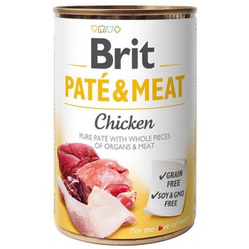 BRIT Pat & Meat Chicken - wet dog food - 400g