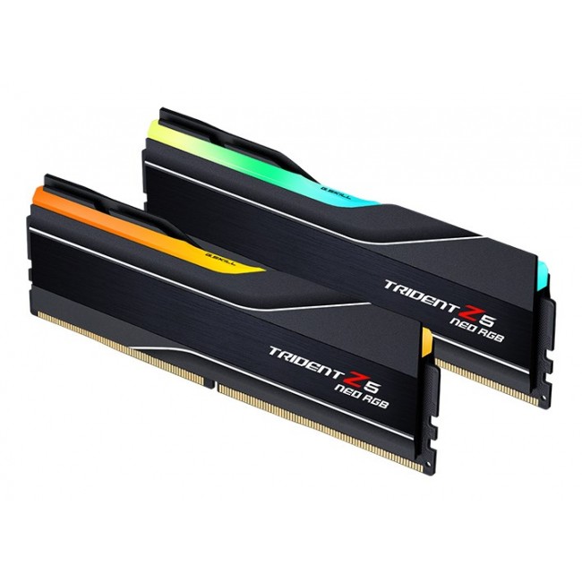 G.Skill Trident Z5 Neo RGB F5-6000J2636H48GX2-TZ5NR memory module 96 GB 2 x 48 GB DDR5 6000 MT/s G.Skill Trident Z5 Neo RGB F5-6000J2636H48GX2-TZ5NR memory module 96 GB 2 x 48 GB DDR5 6000 MT/s