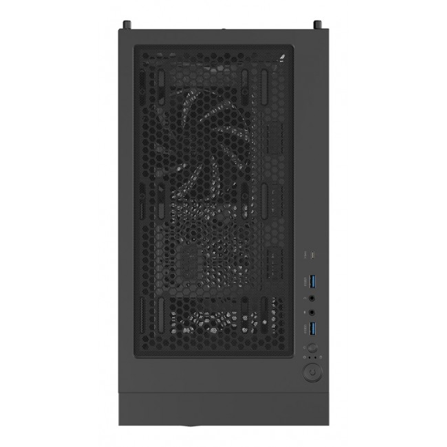 GENESIS DIAXID 605F MIDI TOWER CASE WITH USB-C WINDOW BLACK