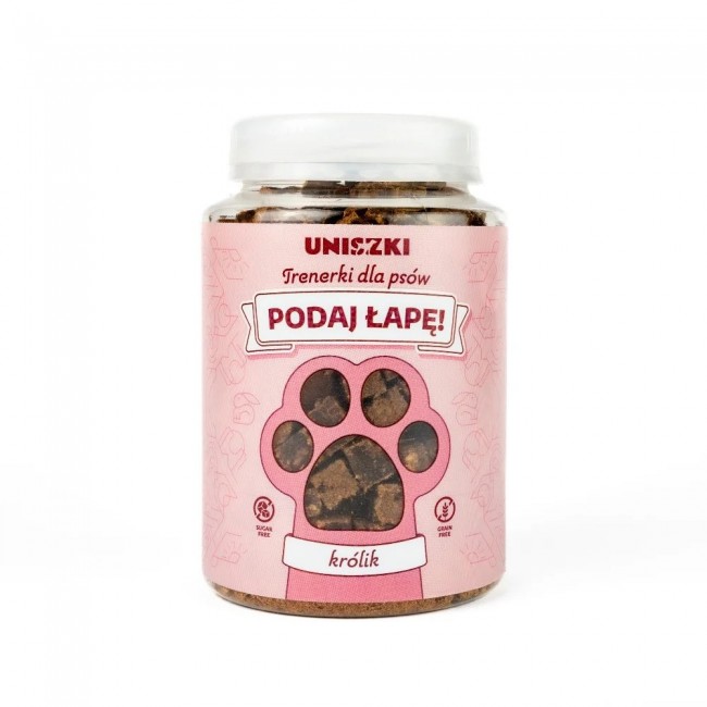 UNISZKI Give Paw Rabbit dog treat 210 g