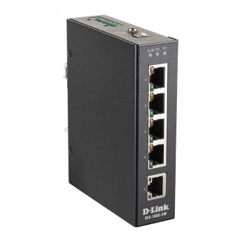 D-Link 5-Port Unmanaged Industrial Switch with 5 x 10/100 BaseT(X) ports