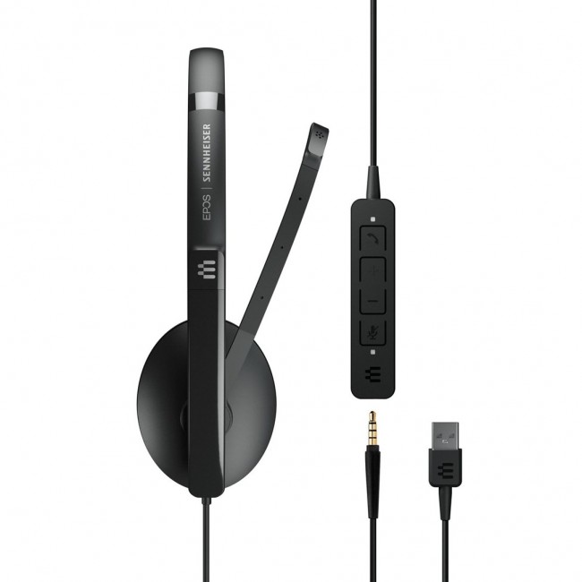 EPOS ADAPT 135 USB II Headset Wired Headband Office/Call Center USB Type-A Black