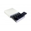 Equip Cash Register Drawer for Point of Sale (POS) System, 4 Bill/8 Coin Compartments, Removable Coin Slots, RJ11 connector