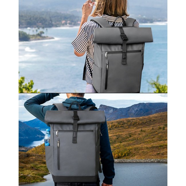 Inateck BP01003 backpack Travel backpack Black, Grey Polyester