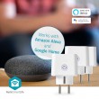 Nedis WIFIP121FWT3 smart plug 3680 W Home White