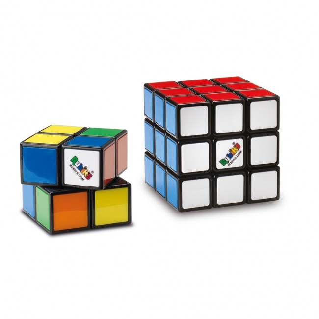 Rubik s Cube, Duo Pack of The Original 3x3 & Mini 2x2 Classic Color-Matching Problem-Solving Puzzle Game Toy, for Kids and Adults Aged 8 and up