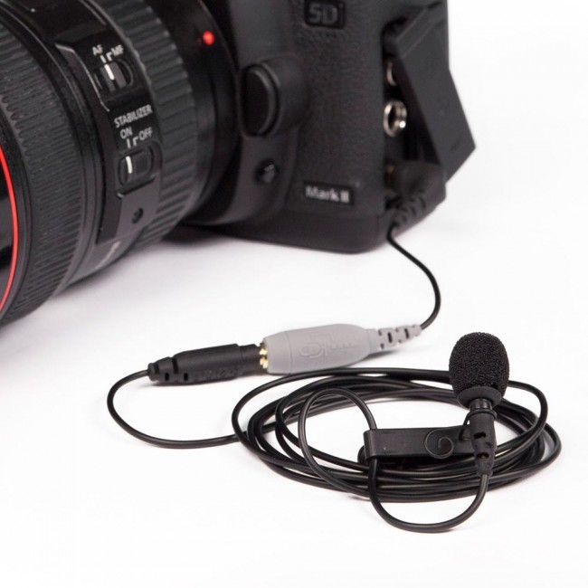 R DE smartLav+ Black Lavalier/Lapel microphone