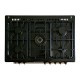 Ravanson KWGE-K90-6 TOP CHEF cooker Freestanding cooker Electric Gas Black Ravanson KWGE-K90-6 TOP CHEF cooker Freestanding cooker Electric Gas Black