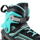 NILS EXTREME NH18190 2IN1 SKATES BLACK/BLUE SIZE. S (29-33) WITH INTERCHANGEABLE HOCKEY SKATES