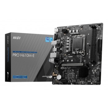 MSI PRO H610M-E motherboard Intel H610 LGA 1700 micro ATX