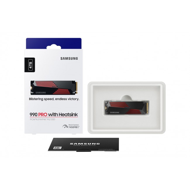 Samsung 990 Pro 4 TB M.2 PCI Express 4.0 NVMe V-NAND TLC Samsung 990 Pro 4 TB M.2 PCI Express 4.0 NVMe V-NAND TLC