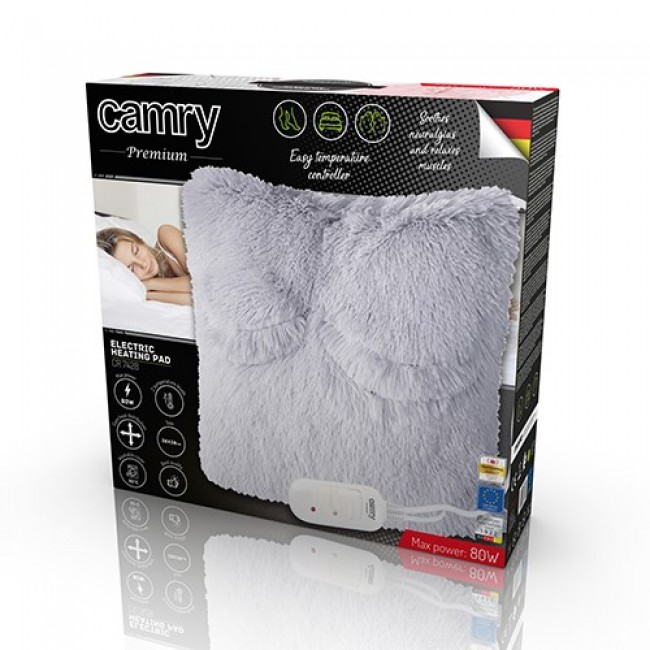 Camry Premium CR 7428 electric blanket Electric bed warmer 45 W Grey