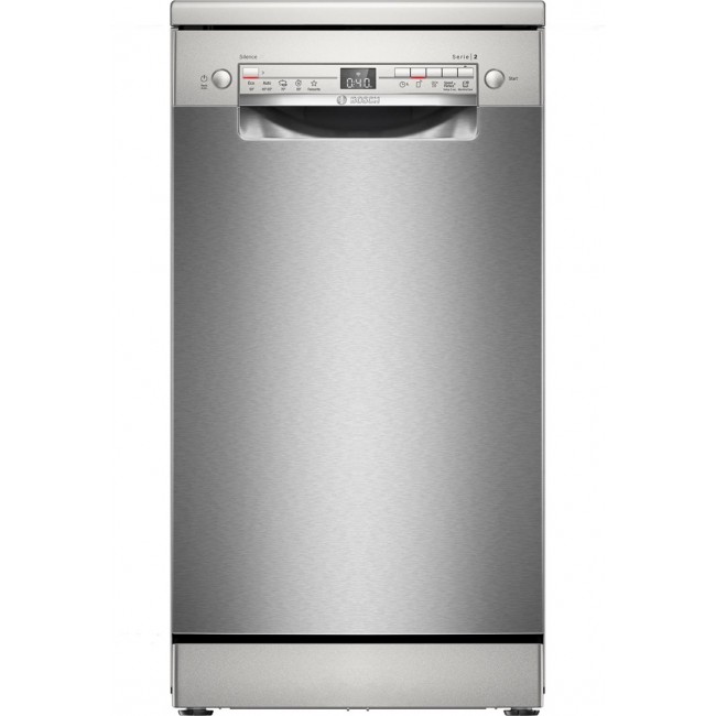 Bosch SPS2HKI02E Freestanding dishwasher 45 cm Brushed steel