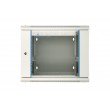 Extralink Rackmount cabinet 12U 600x600 AZH Gray wall mounted, swing type