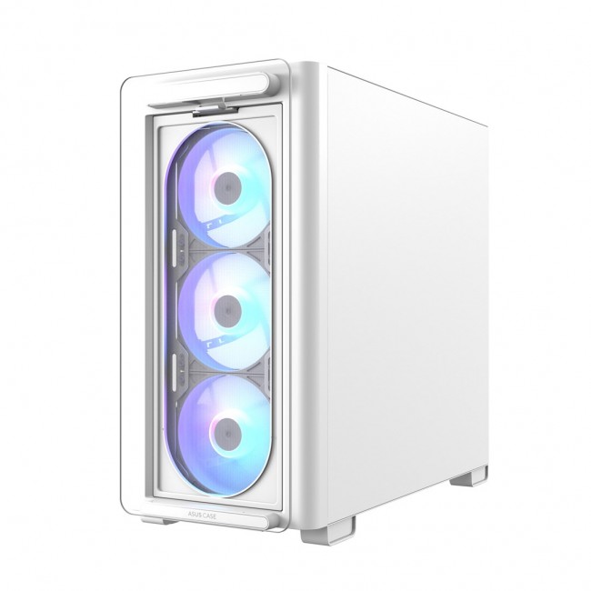 ASUS A23 PLUS ARGB WHITE Computer Case White ASUS A23 PLUS ARGB WHITE Computer Case White