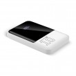 Powerbank 10 000mAh, 2x USB, 1x USB-C 22,5W, QC4+, LCD screen, white Powerbank 10 000mAh, 2x USB, 1x USB-C 22,5W, QC4+, LCD screen, white