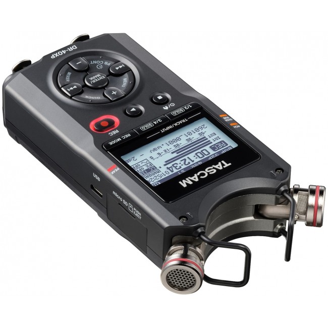 Tascam DR-40XP - portable four-track digital recorder with a USB audio interface