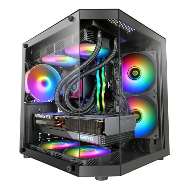 Mars Gaming MC-3TLITE Mini Tower Black