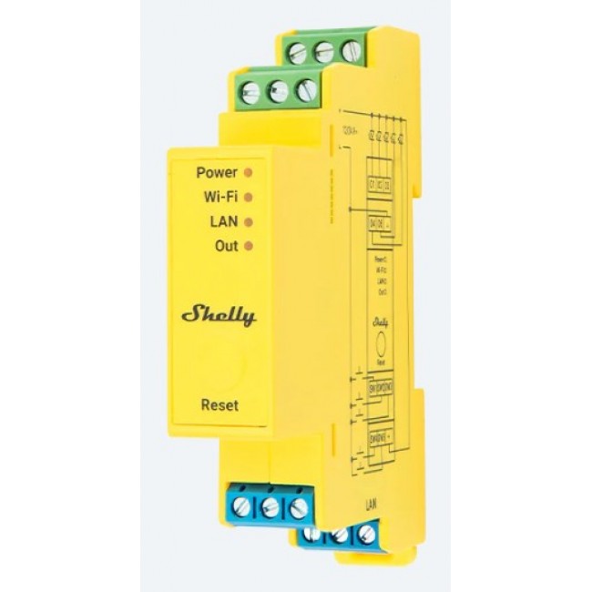 Shelly Pro RGBWW PM Wireless Yellow Shelly Pro RGBWW PM Wireless Yellow
