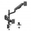 Ergo Office Mount / Holder for 2 Monitors, Gas Spring, 17 Ergo Office Mount / Holder for 2 Monitors, Gas Spring, 17
