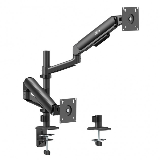 Ergo Office Mount / Holder for 2 Monitors, Gas Spring, 17 Ergo Office Mount / Holder for 2 Monitors, Gas Spring, 17
