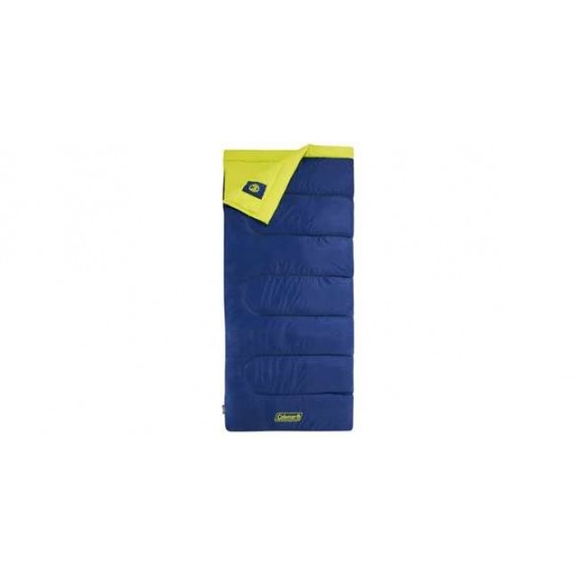 Coleman Heaton Peak 220 Adult Rectangular sleeping bag Cotton, Polyester Blue, Yellow