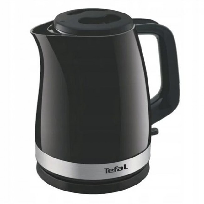 Tefal Delfini Vision KO150F30 electric kettle 1.5 L 2400 W Black, Stainless steel