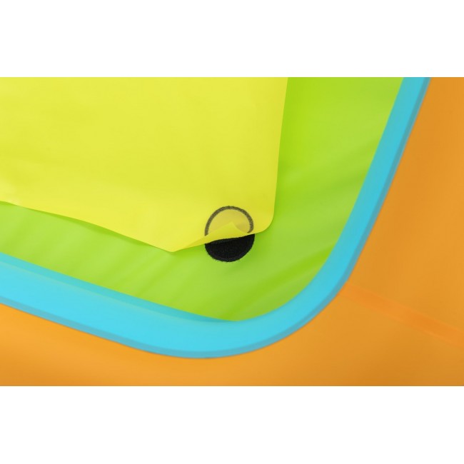 Bestway Kick N Swish 3-in-1 Multi-Use Inflatable Ball Pit with 18 Play Balls