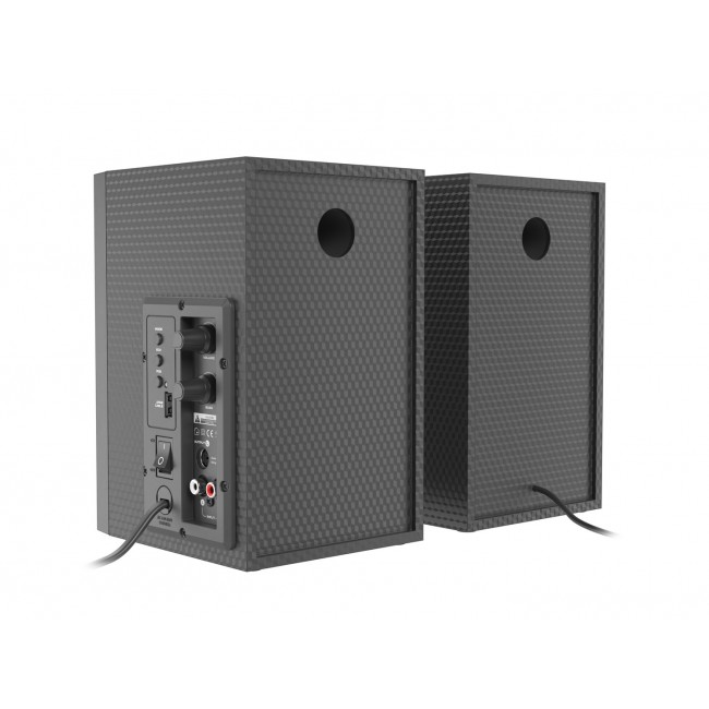 GENESIS Helium 300 BT speaker set 24 W PC/Laptop Black 2.0 channels 2-way Bluetooth