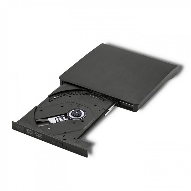 Qoltec 51857 External DVD-RW recorder |USB 3:0|Black Qoltec 51857 External DVD-RW recorder |USB 3:0|Black