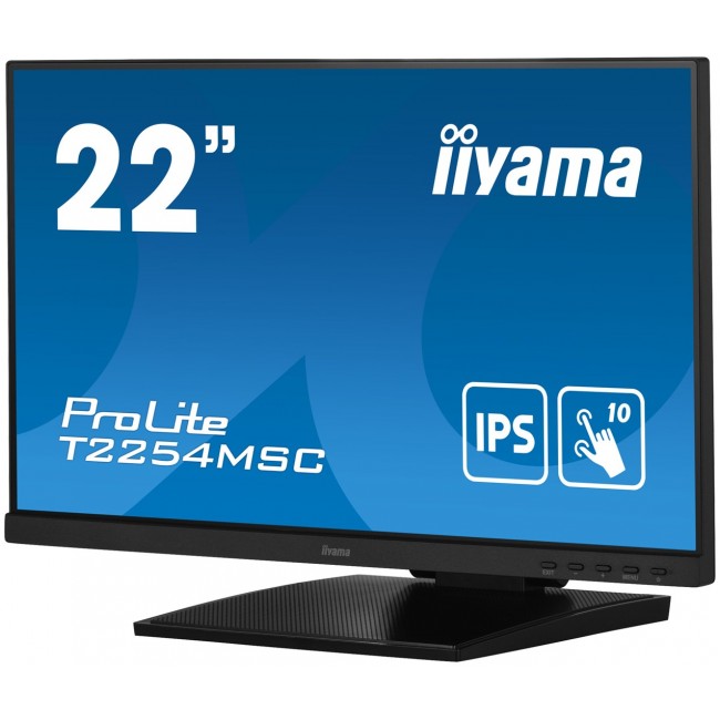 iiyama ProLite 21.5 P-CAP 10pt touch screen featuring IPS panel technology and Anti Glare coating