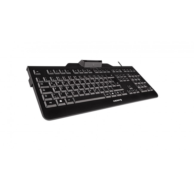 CHERRY KC 1000 SC keyboard Office USB QWERTZ German Black