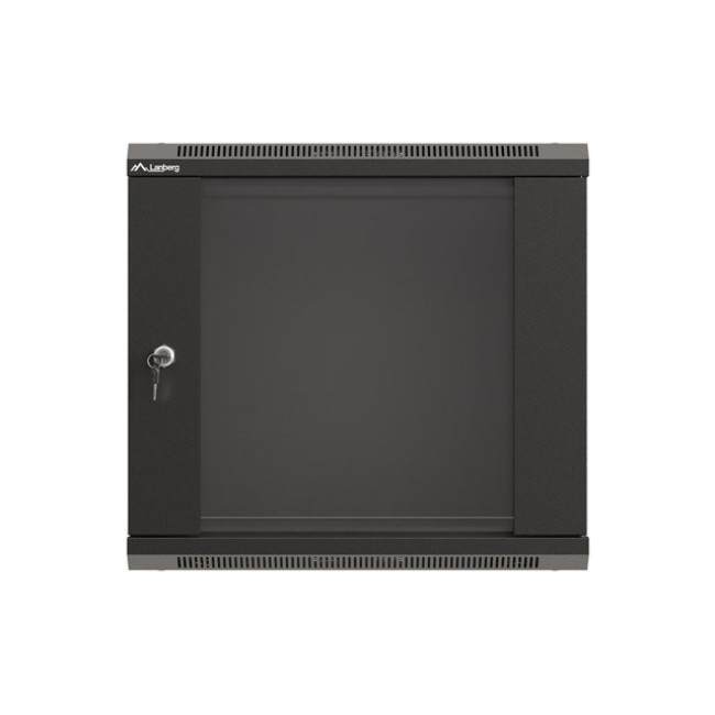 Lanberg WF03-5309-10B rack cabinet 9U Wall mounted rack Black